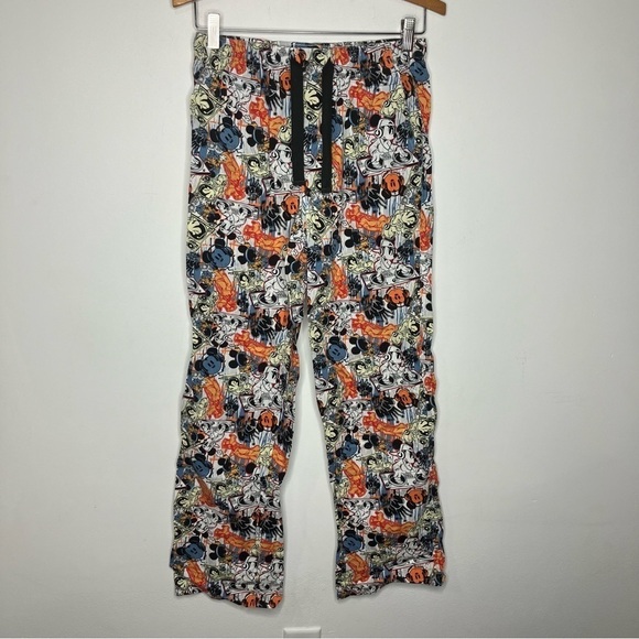 Disney parks pajama pants size small Mickey Mouse Donald Duck Pluto - Picture 1 of 8